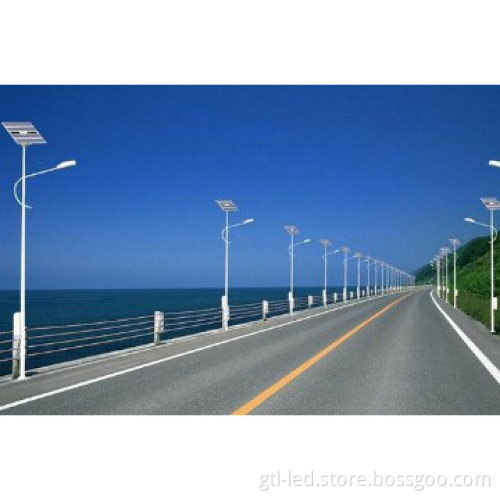 56W Solar LED Street Light Economic Design,Full +Half Power 12 Hrs